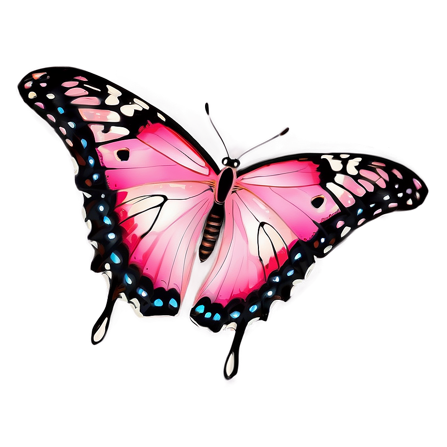 Pink Butterfly Pure Beauty Png 06212024