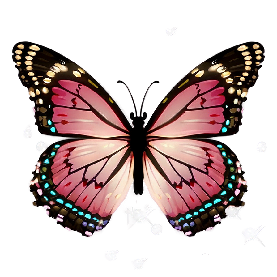 Pink Butterfly Transparent Background Png Rig91