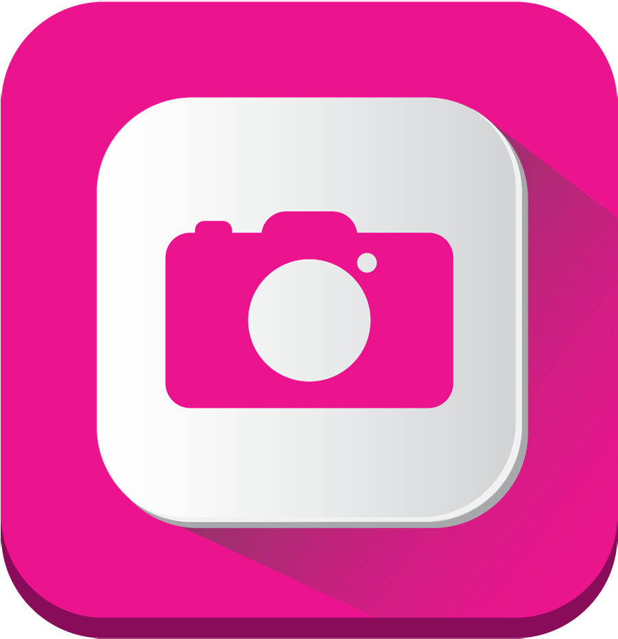 Pink Camera App Icon