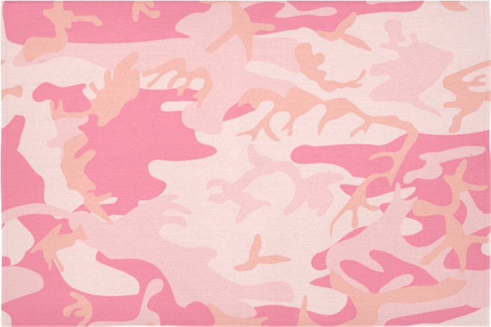 Pink Camo Print Cotton Linen Wall Tapestry 60'x 40' - Paisley, Hd Png Download