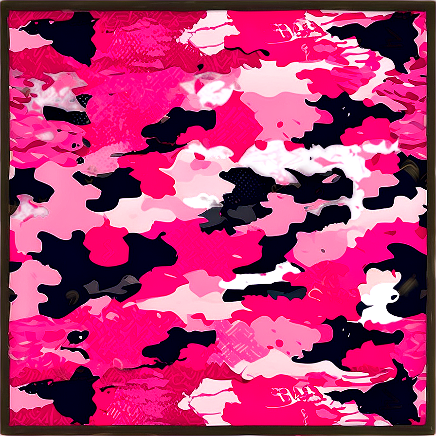 Pink Camouflage Pattern Png 40