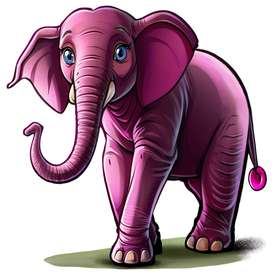 Pink Cartoon Elephant Png Mqt