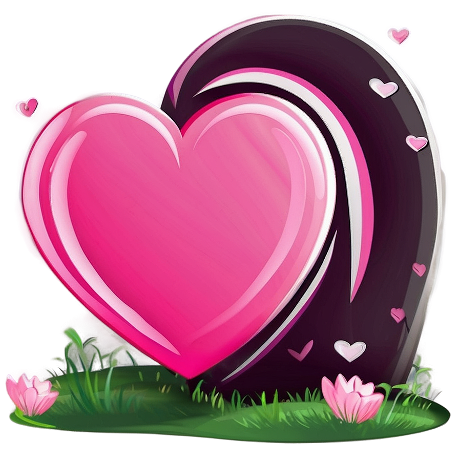 Pink Cartoon Heart Png Ivq1