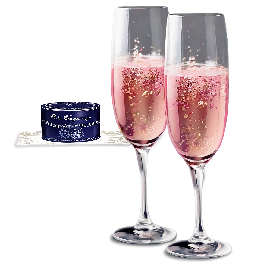 Pink Champagne In Stylish Lounge Png Mnr60