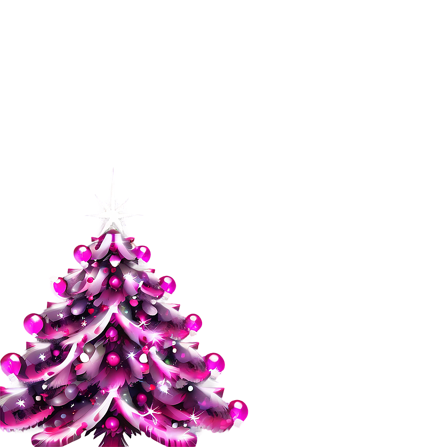 Pink Christmas Tree D