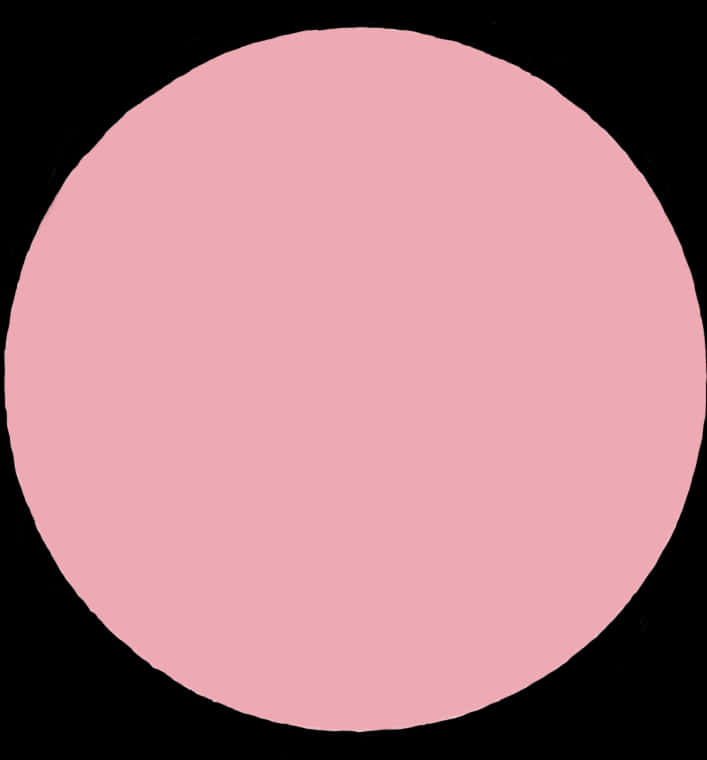 Pink Circle Black Background