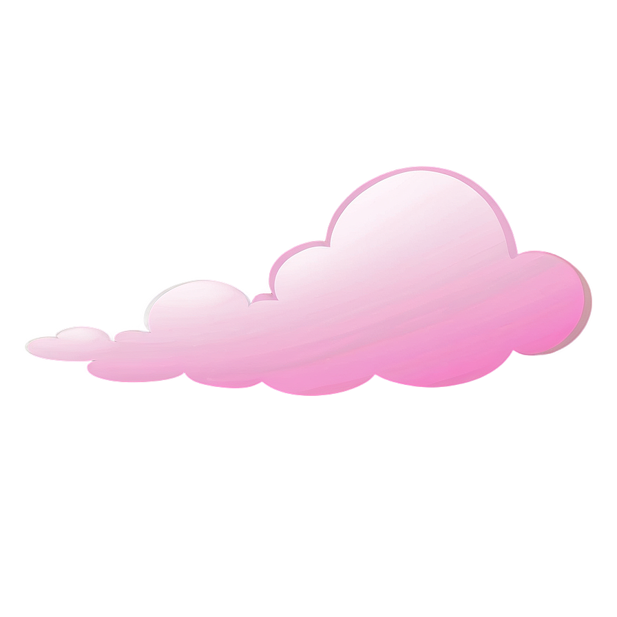 Pink Cloud Abstract Png Njo56