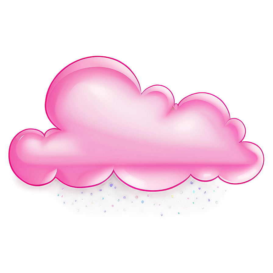 Pink Cloud Clipart Png Inh12