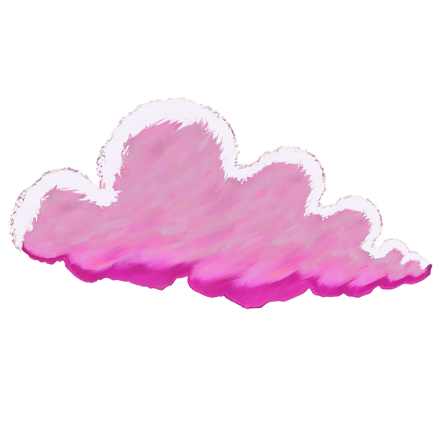 Pink Cloud Digital Art Png 06252024