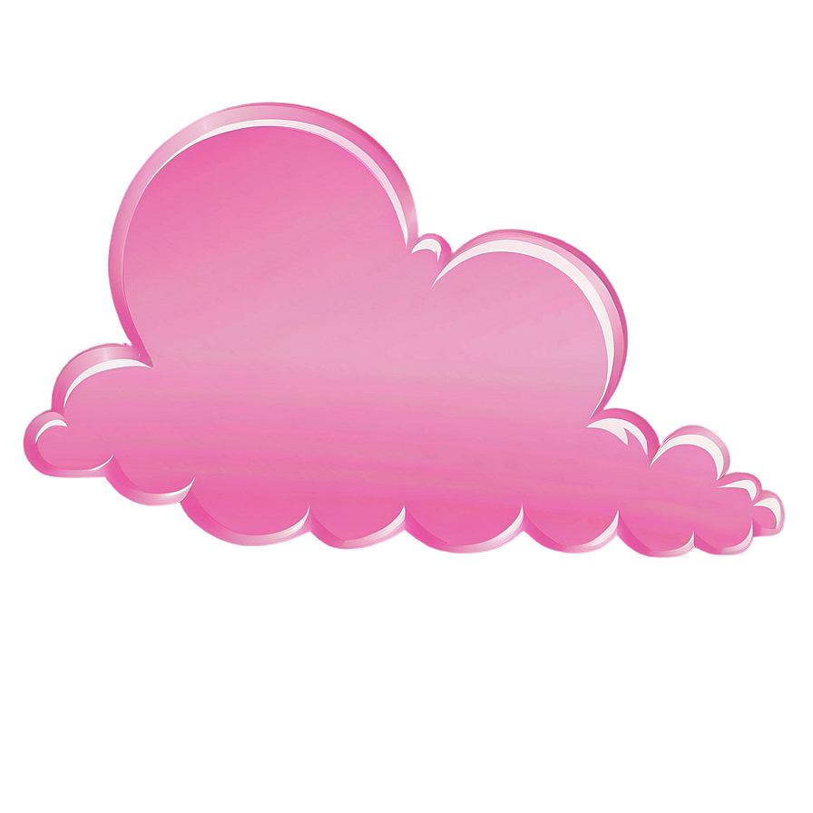 Pink Cloud Reflection Png Hcx