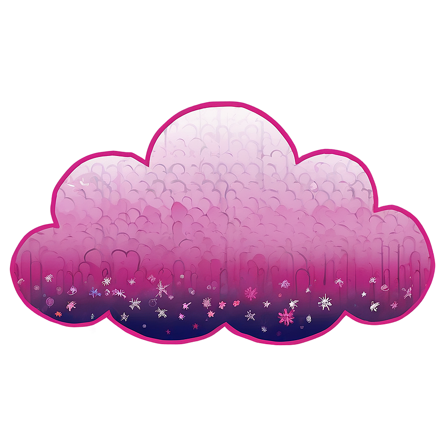 Pink Cloud Vector Graphic Png Ako56