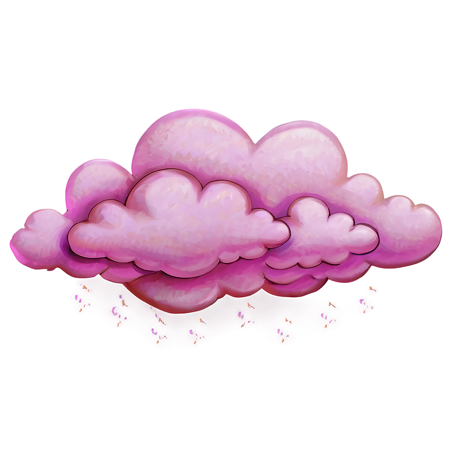 Pink Clouds Fantasy Png 06252024