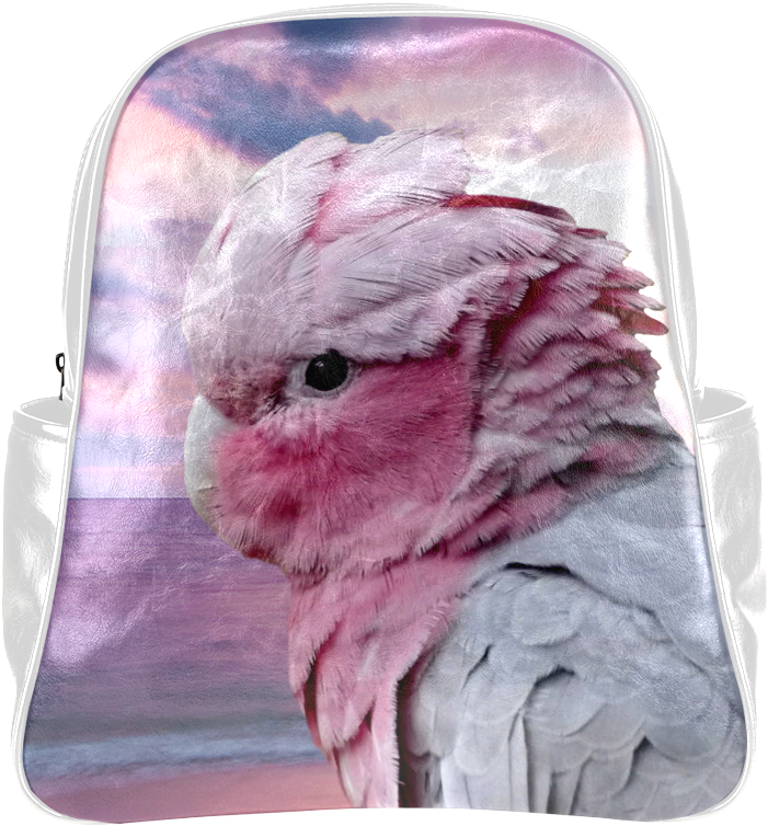 Pink Cockatoo Backpack Design