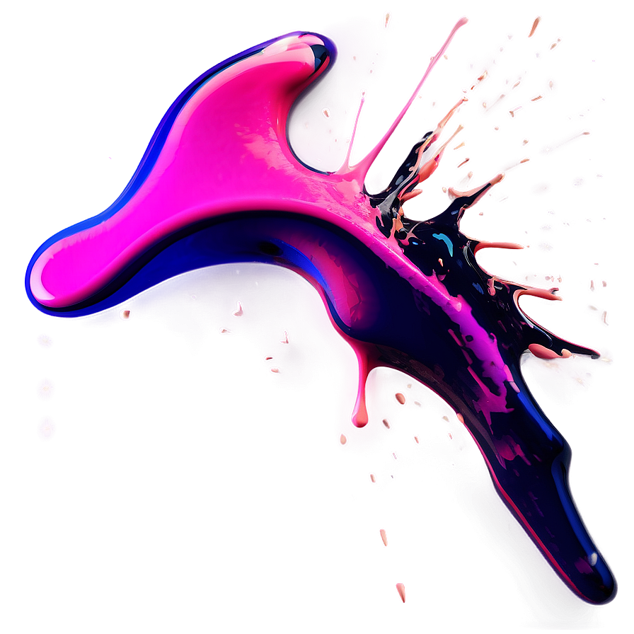 Pink Color Splash Png Ojl