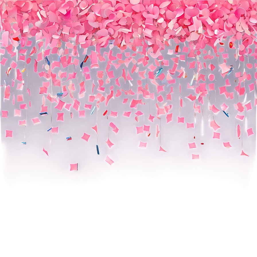 Pink Confetti Png 91
