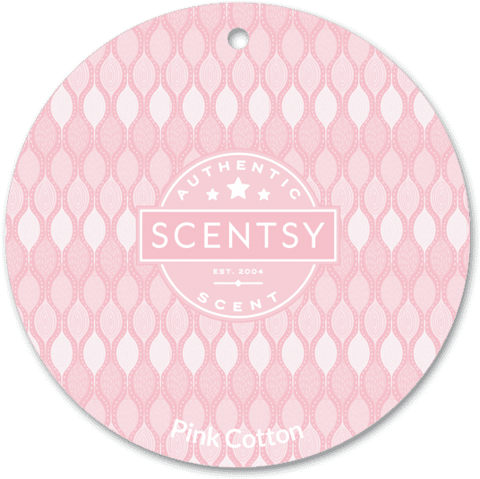 Pink Cotton Scentsy Circle