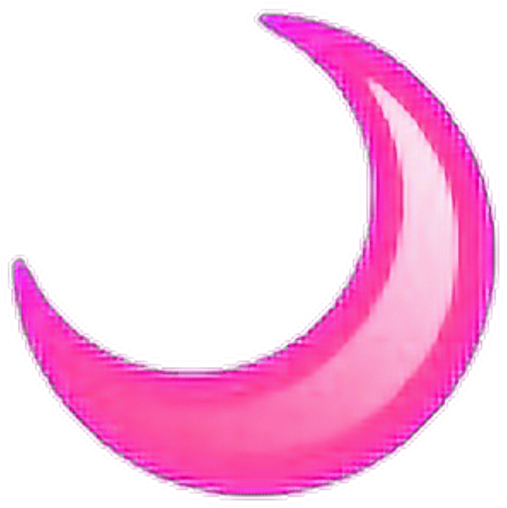 Pink Crescent Moon