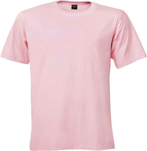 Pink Crewneck T Shirt Mockup