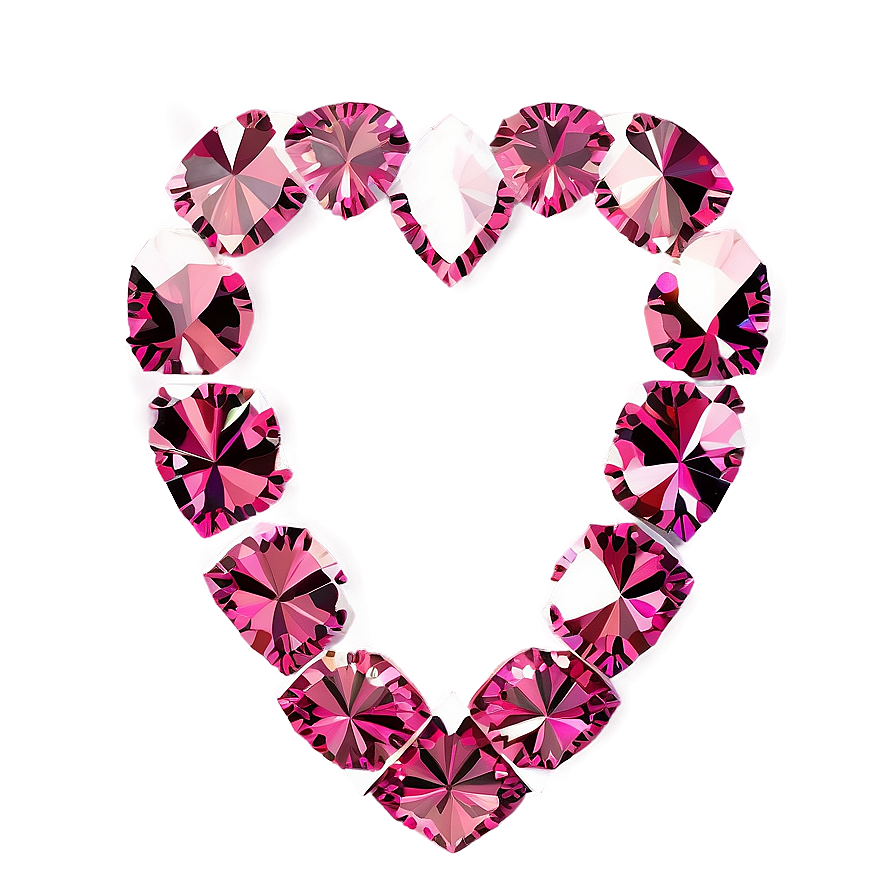 Pink Diamond Heart Allure Png 06282024