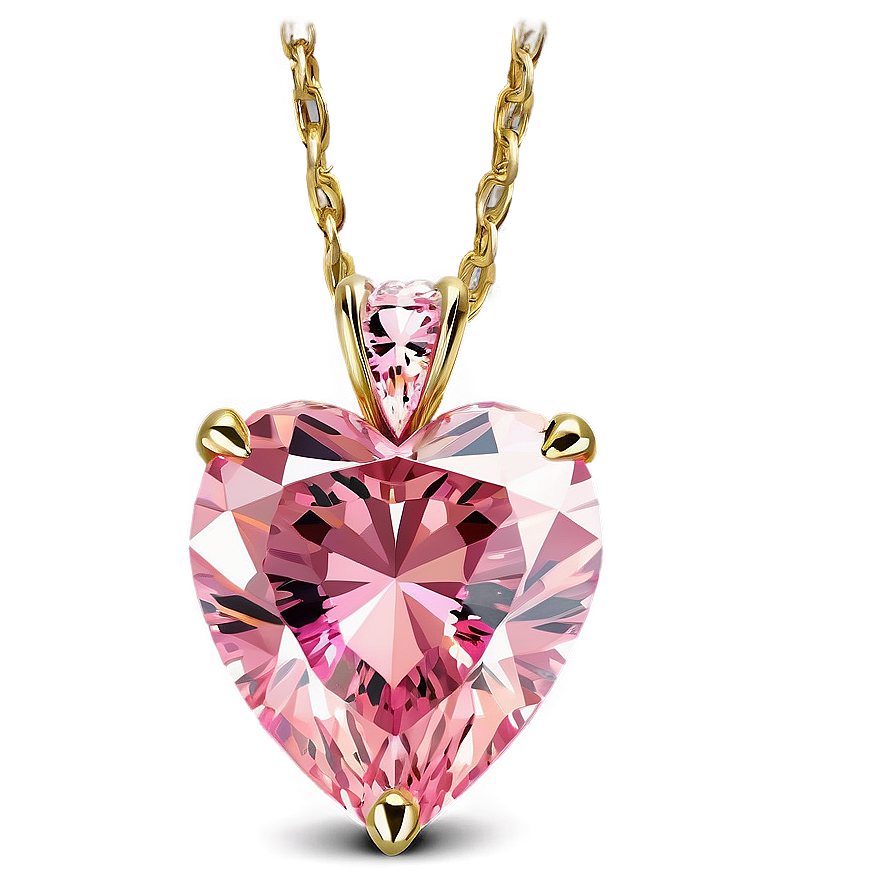 Pink Diamond Heart Allure Png Hgy96