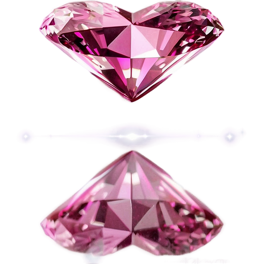 Pink Diamond Heart Romance Png Vwp