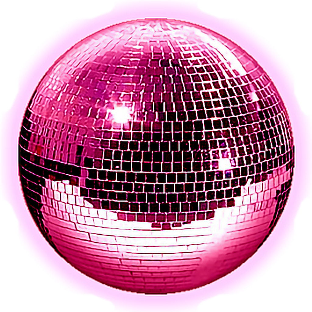 Pink Disco Ball Glow