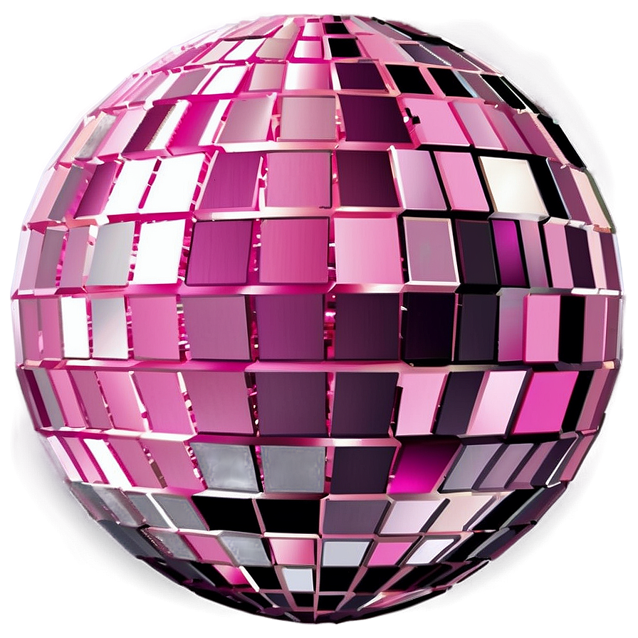 Pink Disco Ball Reflections