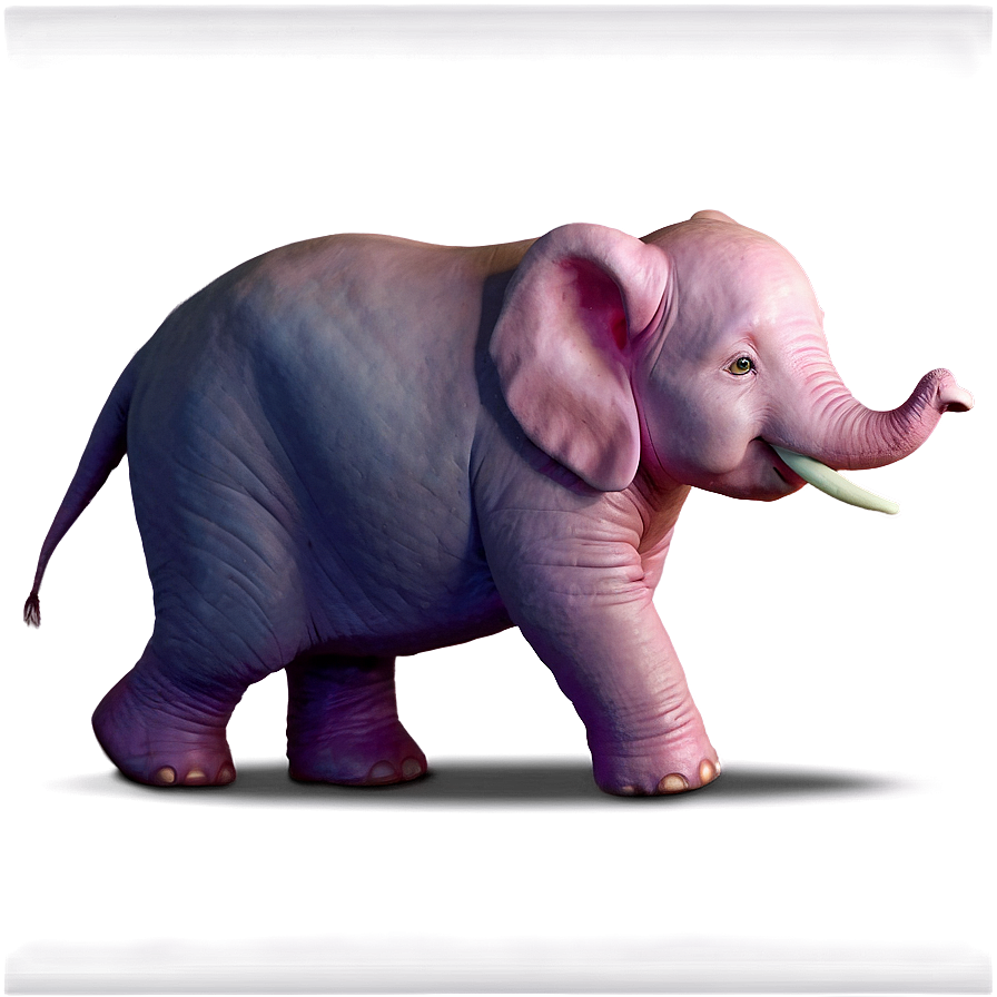 Pink Elephant And Friends Png Ckx