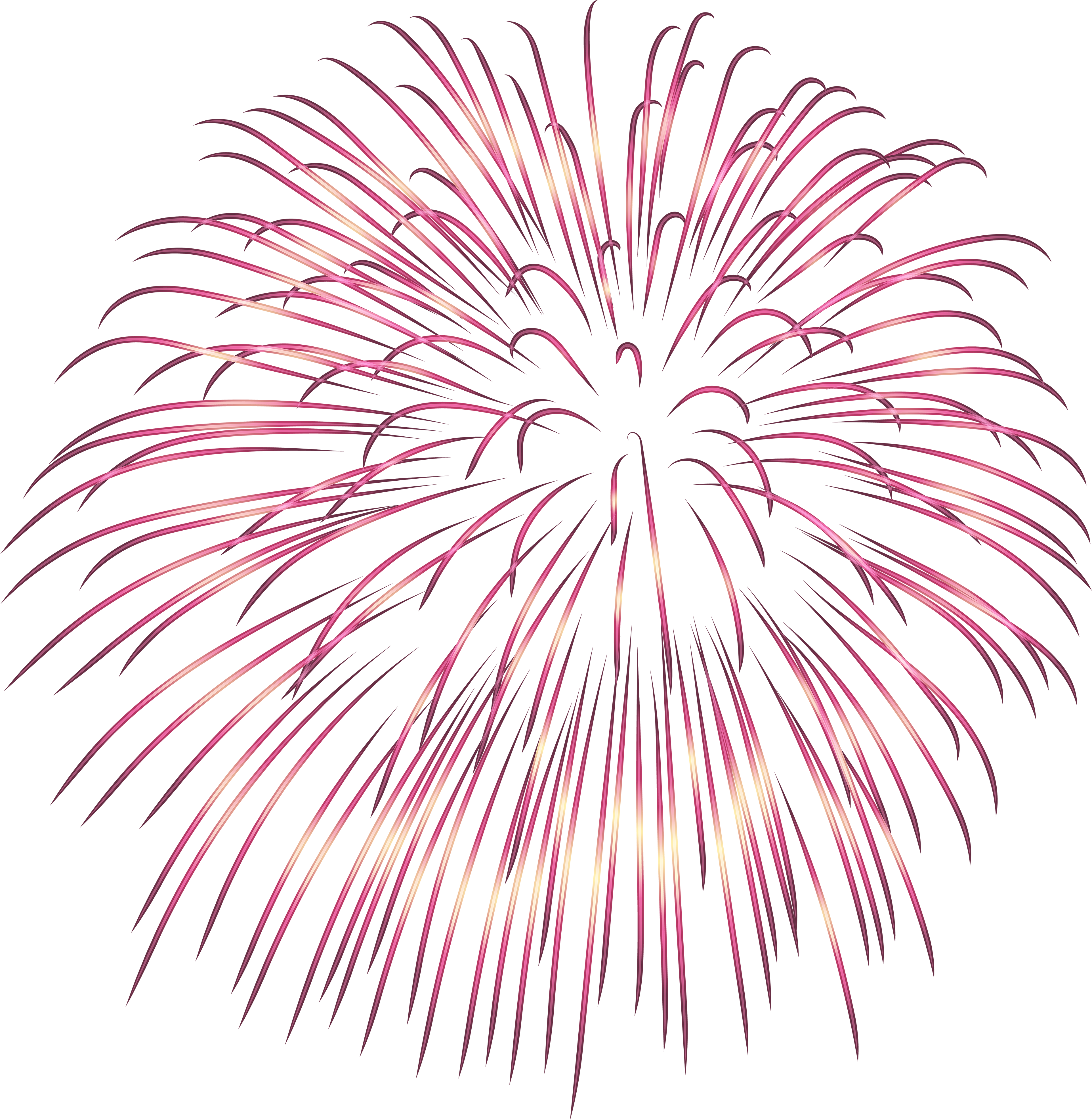 Pink Firework Explosion