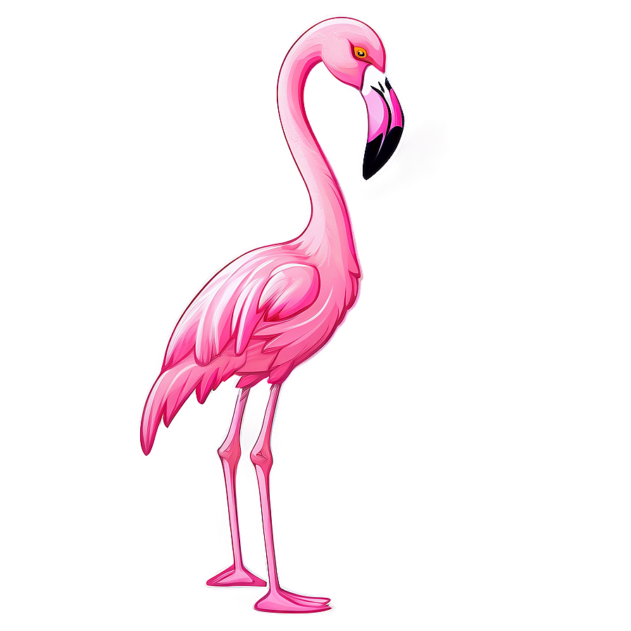 Pink Flamingo Sticker Png 13