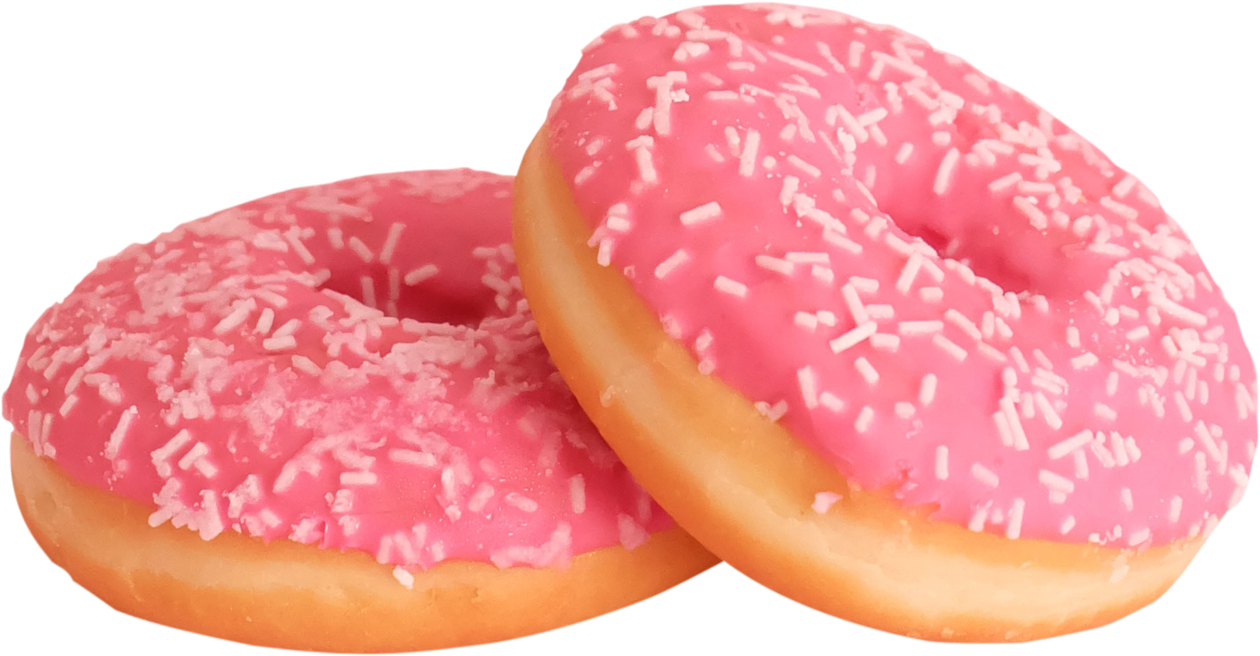 Pink Frosted Sprinkled Doughnuts.png