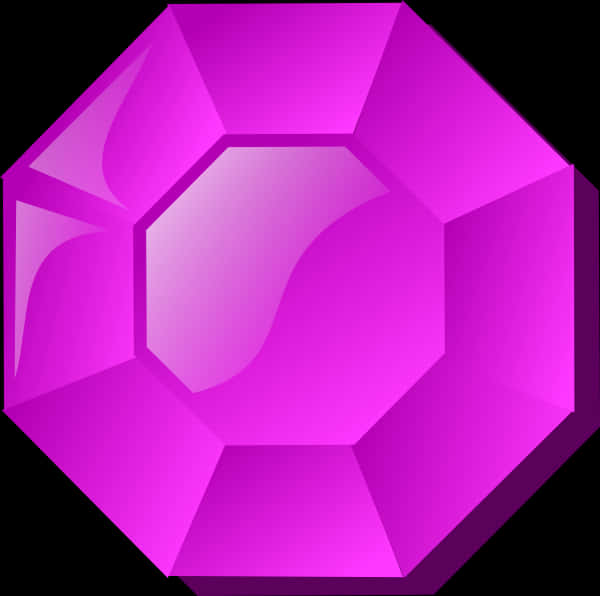 Pink Gemstone Graphic