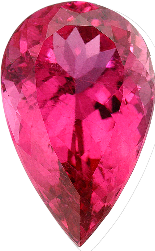 Pink Gemstone Heart Cut