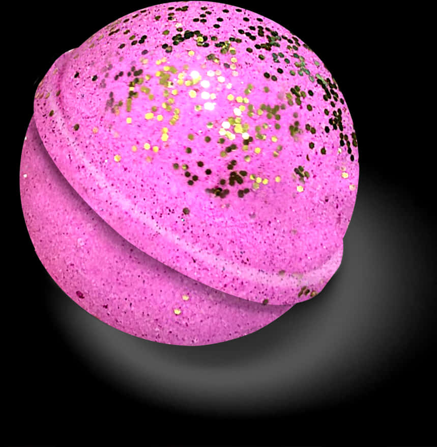 Pink Glitter Bath Bomb