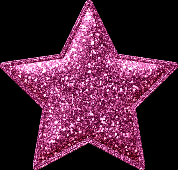 Pink Glitter Star Sparkle.png