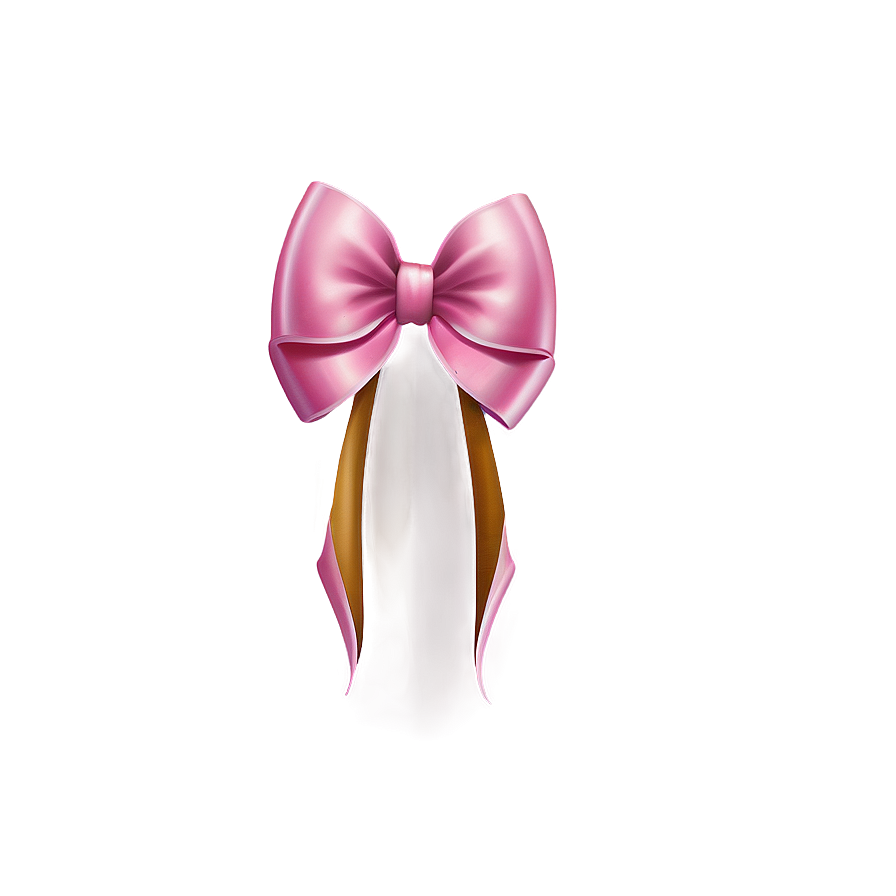 Pink Hair Bow Png Roi