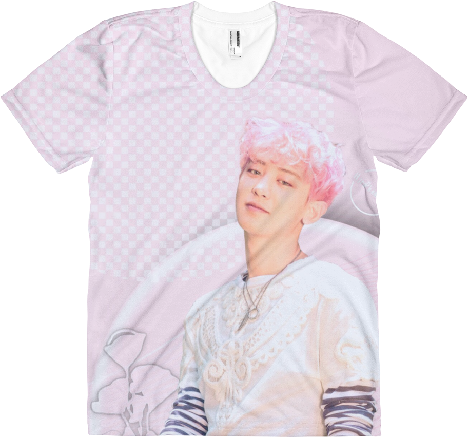 Pink Haired Man Tshirt Design