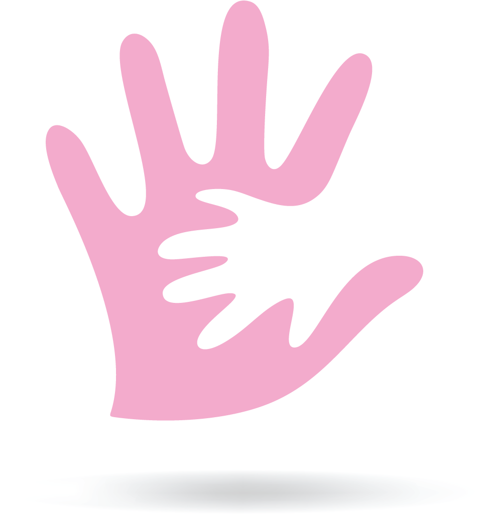 Pink Hand Clipart Graphic