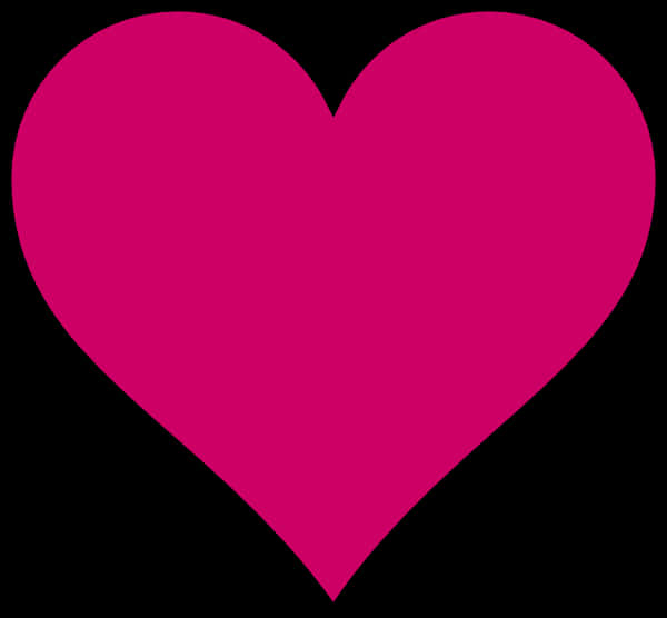 Pink Heart Cliparton Black Background