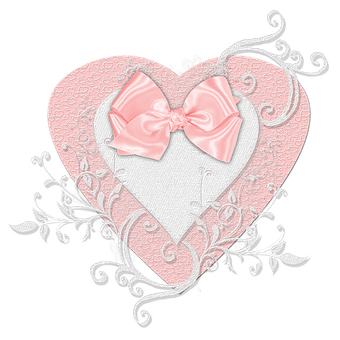 Pink Heart Designwith Bow