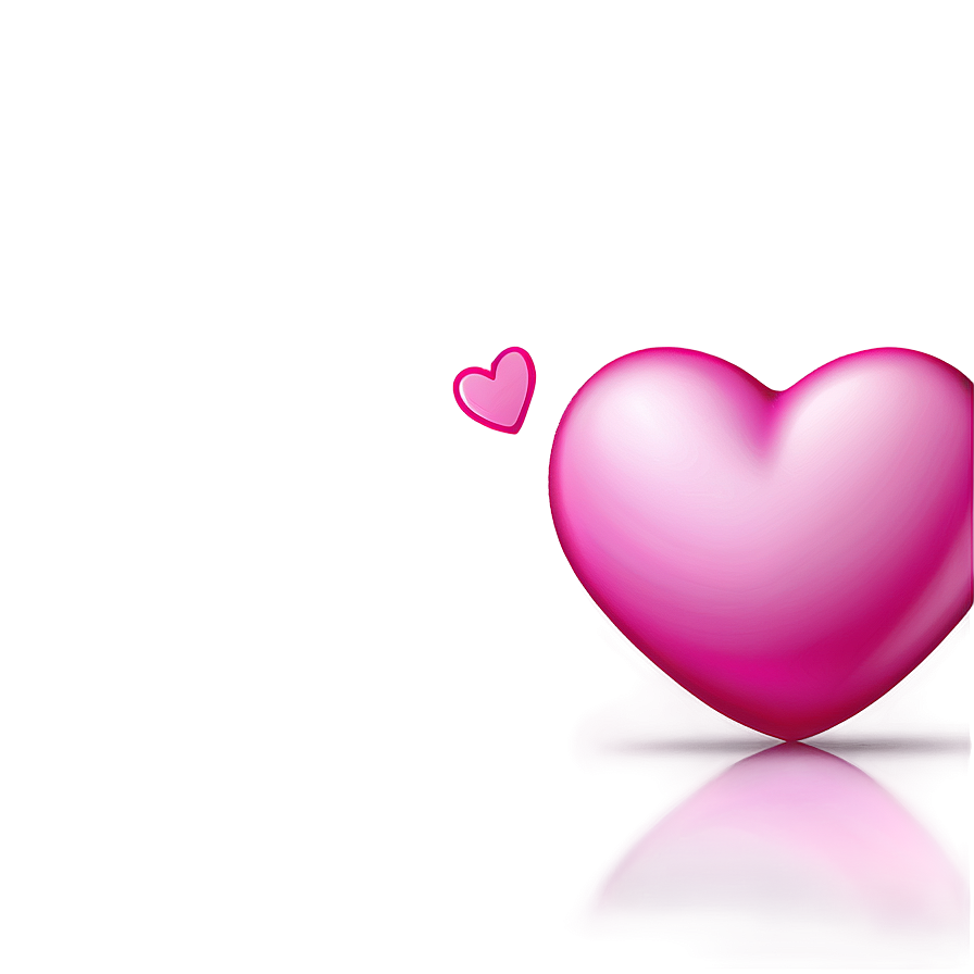 Pink Heart Emoji Background Png 78