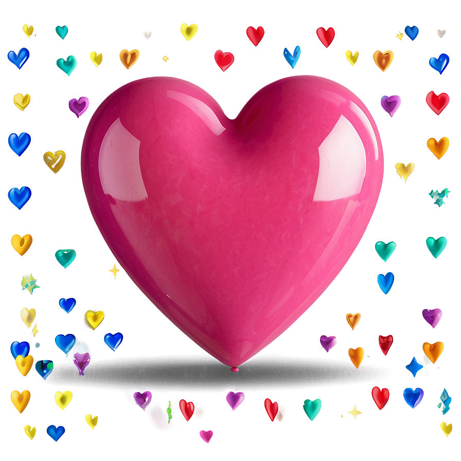 Pink Heart Emoji Clipart Png Hsj6