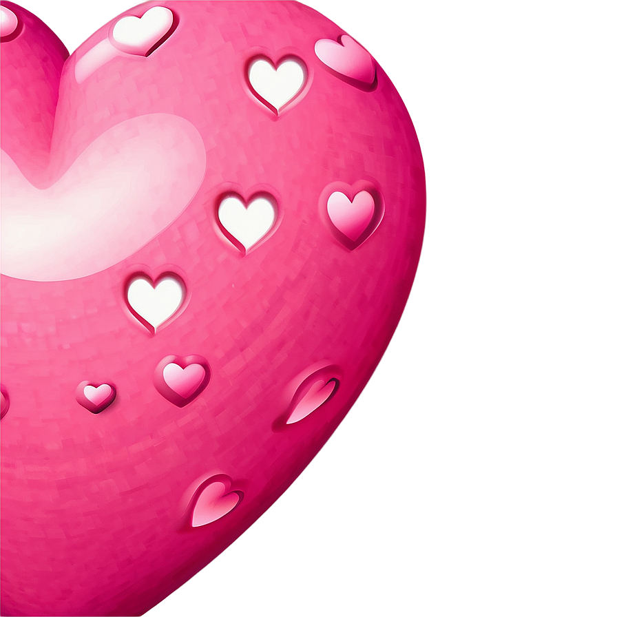 Pink Heart Emoji For Messaging Png 56