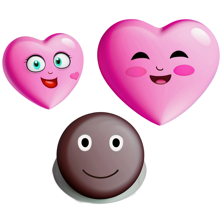 Pink Heart Emoji For Texting Png Dqf