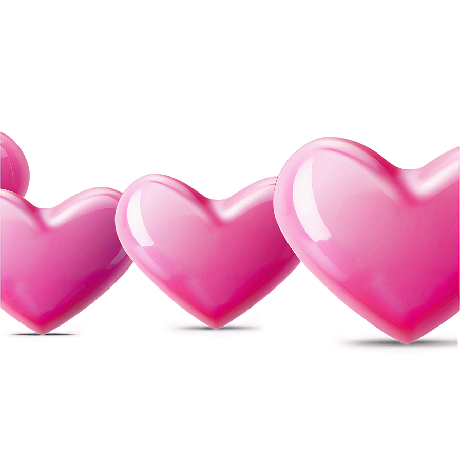 Pink Heart Emoji For Valentine Png Fxa