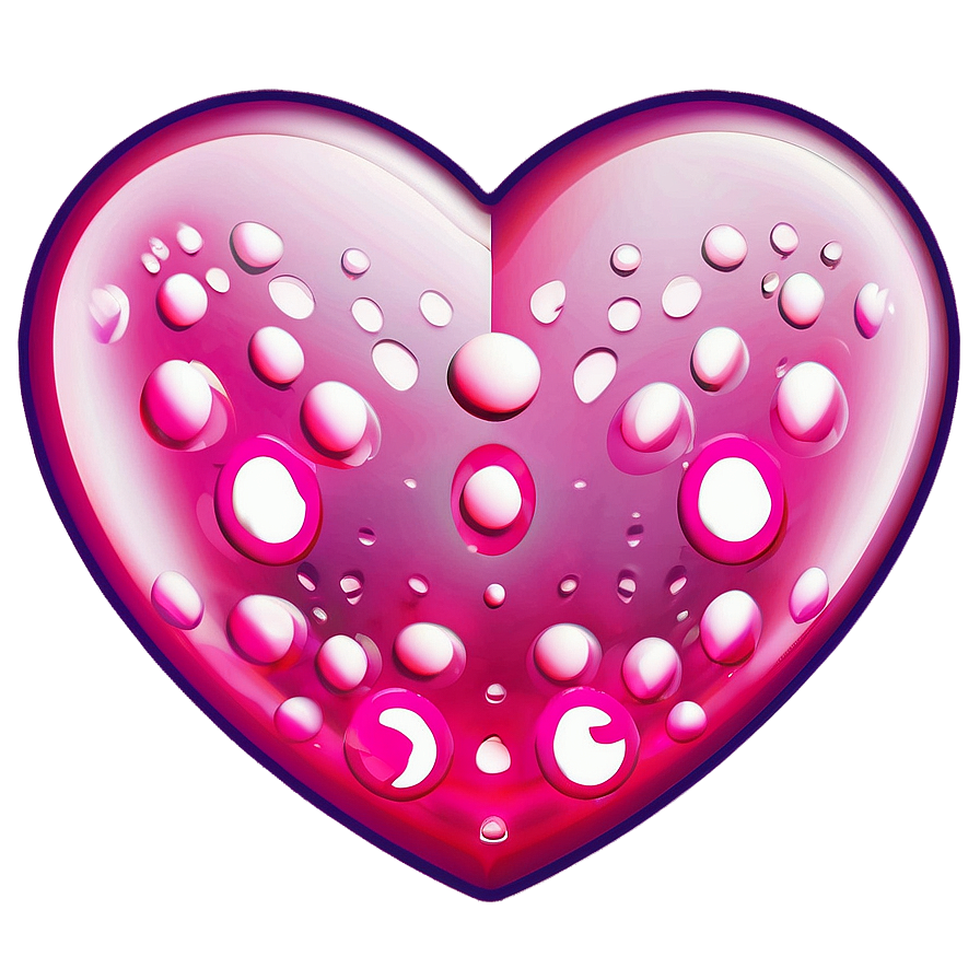 Pink Heart Emoji Outline Png Tve