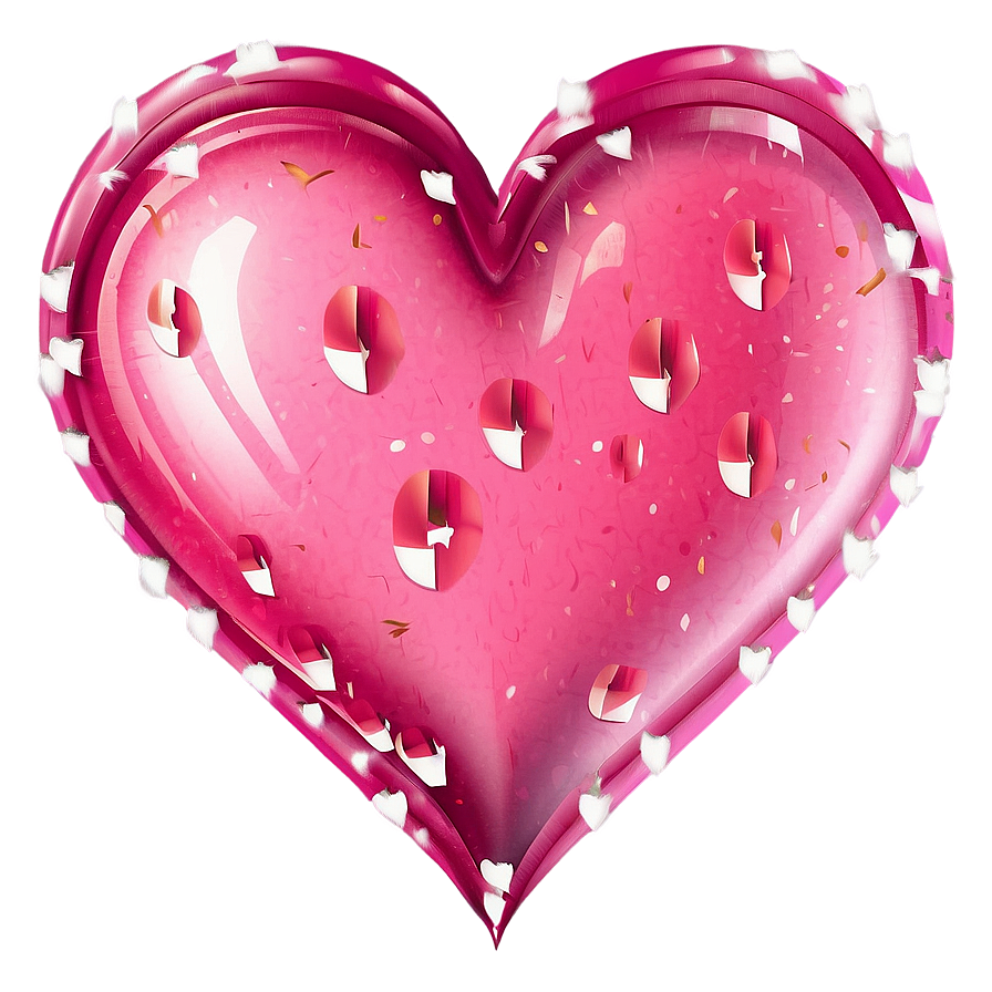 Pink Heart Emoji With Sparkles Png 59