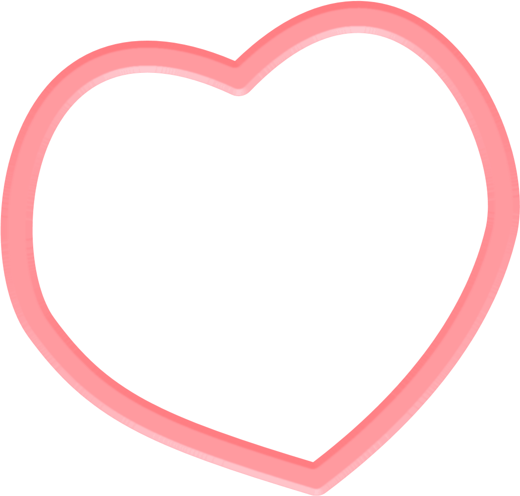Pink Heart Frame Graphic