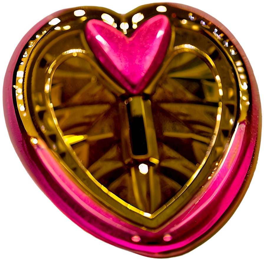 Pink Heart Keychain Png 67