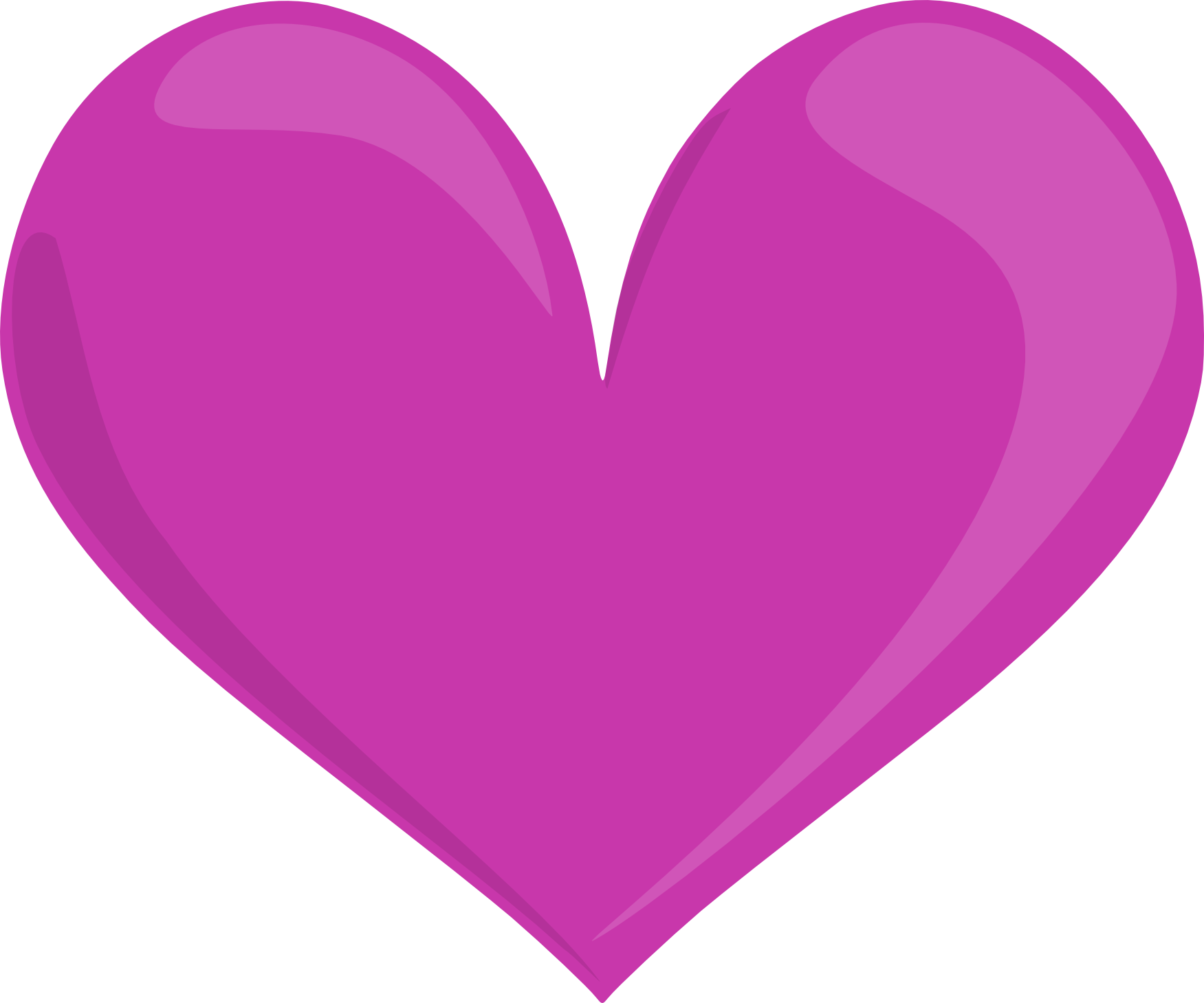 Pink Heart Transparent Background.png